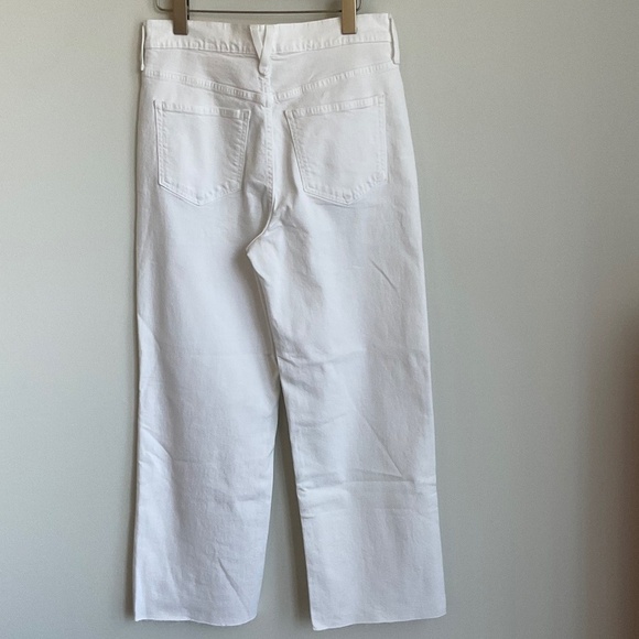 NWT J.Crew Slim wide-leg jean in white wash SZ 28 - Picture 5 of 10